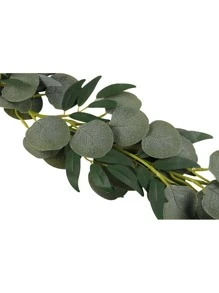 1 pieza Enredadera artificial con hojas de eucalipto y sauce para decoración de fiestas, bodas y reuniones en el hogar, Día de San Valentín, regalos, plantas falsas