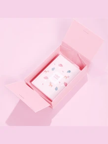 1pc Bow Decor Gift Box - Pink - View 3
