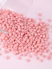 150入组/套4mm休閒釘珠DIY首飾配件適合女士DIY首飾製作 - 珊瑚粉 - 查看 1