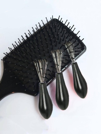 قطعة واحدة من فرشاة تنظيف مكواة الشعر الأملس ، أداة تنظيف الشعر ، فرشاة إزالة بقايا الشعر ، ملحقات التنظيف ، المطبخ ، الحمام ، المنزل ، مستلزمات المنزل