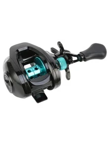 1入組鋁合金綠色左手/右手8公斤最大阻力釣魚捲線器適用於海洋環境中鱸魚釣魚輪 - 綠色 - 查看 3