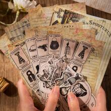 have a good day 60 cái Giấy ghi nhớ hoa văn hỗn hợp, In khinh khí cầu hiện đại Giấy chất liệu di động cho trường học, học sinh - màu đen - Xem 4