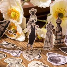 have a good day 60 cái Giấy ghi nhớ hoa văn hỗn hợp, In khinh khí cầu hiện đại Giấy chất liệu di động cho trường học, học sinh - màu đen - Xem 6