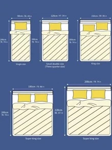 1pc Plain Fitted Sheet, Simple Fabric Fitted Bottom Sheet For Home - Khaki - View 3