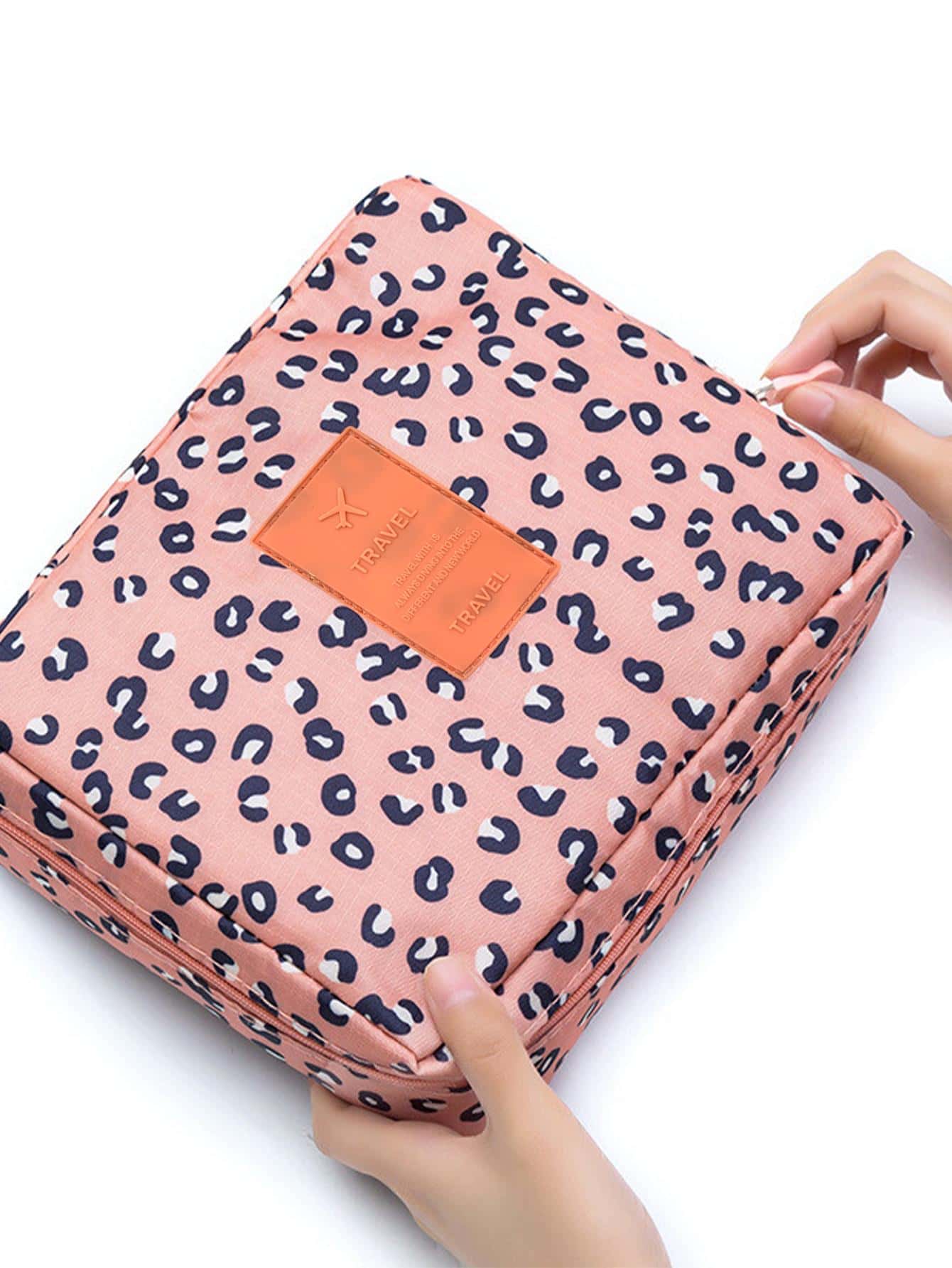 Bolsa de maquillaje para mujer, bolsa de cosméticos impermeable, artículos de tocador de viaje, organizador, bolsa de almacenamiento para mujer, esencial para crucero - Multicolor - Ver 2