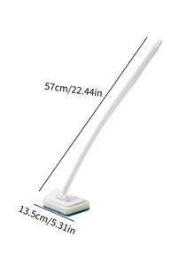 1 Bàn Chải Vệ Sinh Nồi Tay Cầm Dài PP, Bàn Chải Vệ Sinh Đa Năng Hiện Đại Cho Gia Đình - trắng - Xem 4