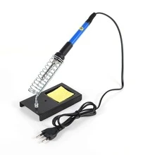 15pcs/set Iron Alloy Electric Soldering Iron Tool Set, Modern Electric Soldering Iron Tool Kit For Welding Equipment - Blue - View 2