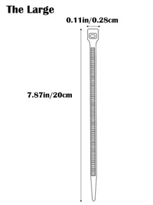 Bộ 100 Đồng Màu Tự Khóa Cáp Nylon Khóa Kéo Thắt, Nhựa Đa Năng Tự Khóa Dây Cáp Cho Gia Đình - màu xanh lá - Xem 9