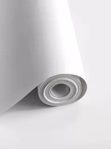 1 tờ giấy dán tường tự dính màu trắng, cuộn giấy dán tường PVC chống thấm nước hiện đại cho gia đình, miếng dán cải tạo, tấm ốp tường, giấy dán tường, giấy dán tường, vật dụng trang trí mùa xuân làm mới ngôi nhà của bạn, miếng dán trang trí Rama - trắng - Xem 1