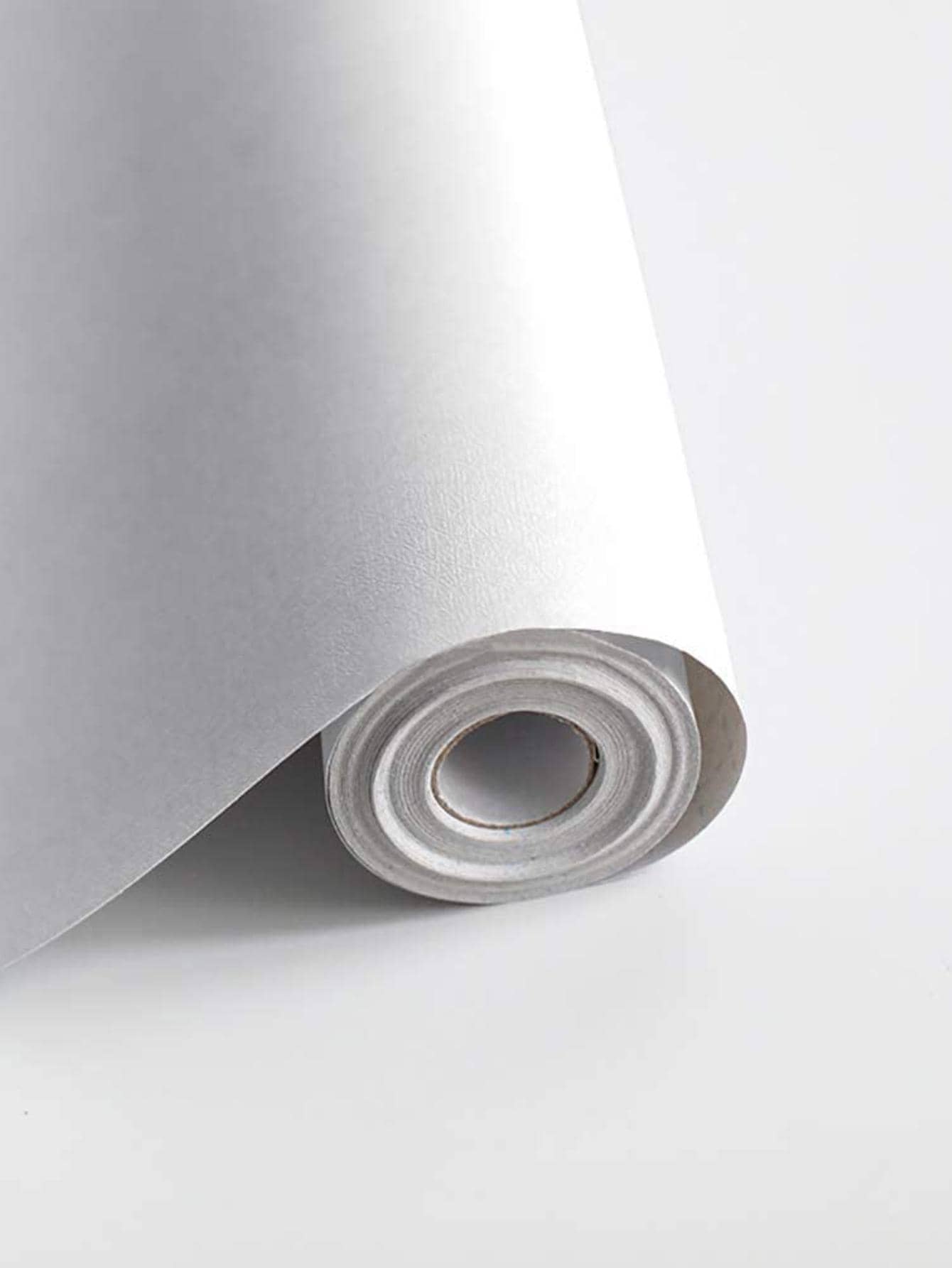 1 tờ giấy dán tường tự dính màu trắng, cuộn giấy dán tường PVC chống thấm nước hiện đại cho gia đình, miếng dán cải tạo, tấm ốp tường, giấy dán tường, giấy dán tường, vật dụng trang trí mùa xuân làm mới ngôi nhà của bạn, miếng dán trang trí Rama - trắng - Xem 1