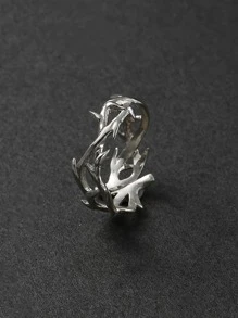 1pc Vintage Style Obsession Statement Ring, Unisex Party Dating Gift Clothing Accessory Jewelry