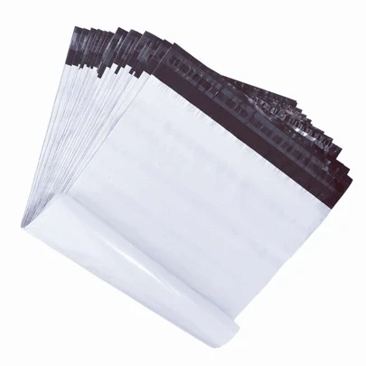 Poly Mailers 10" x 13" 100 Pcs - White Mailing Bags with Strong Self-sealing Adhesive, Waterproof and Tear Proof - Medium Shipping Bags for Clothing, Books, Small Business