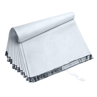 14.5" x 19" Large White Poly Mailers,100 Pcs Shipping Envolopes with Strong Self-sealing Adhesive Waterproof and Tear-Proof