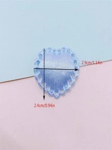 50pcs Heart & Bow Design DIY Decoration