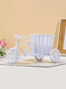 1pc Bike Design Flower Vase - Yellow - View 3