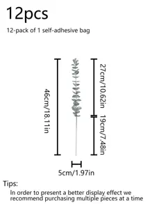 12pcs Artificial Plant