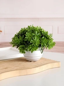 1入組仿真盆栽 - 綠色 - 查看 4