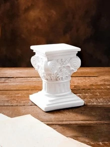 1pc ABS trang trí thủ công, cột thiết kế đồ trang trí cho nhà quà tặng tốt nhất - trắng - Xem 2