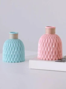 1 Bình Hoa ABS, Đồng Bằng Hiện Đại Họa Tiết Chi Tiết Bình Hoa Cho Gia Đình - Màu xanh lam - Xem 3