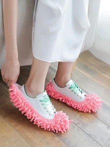 2pcs Fabric Mop Head, Minimalist Multifunction Mop Head For Home - Pink - View 2