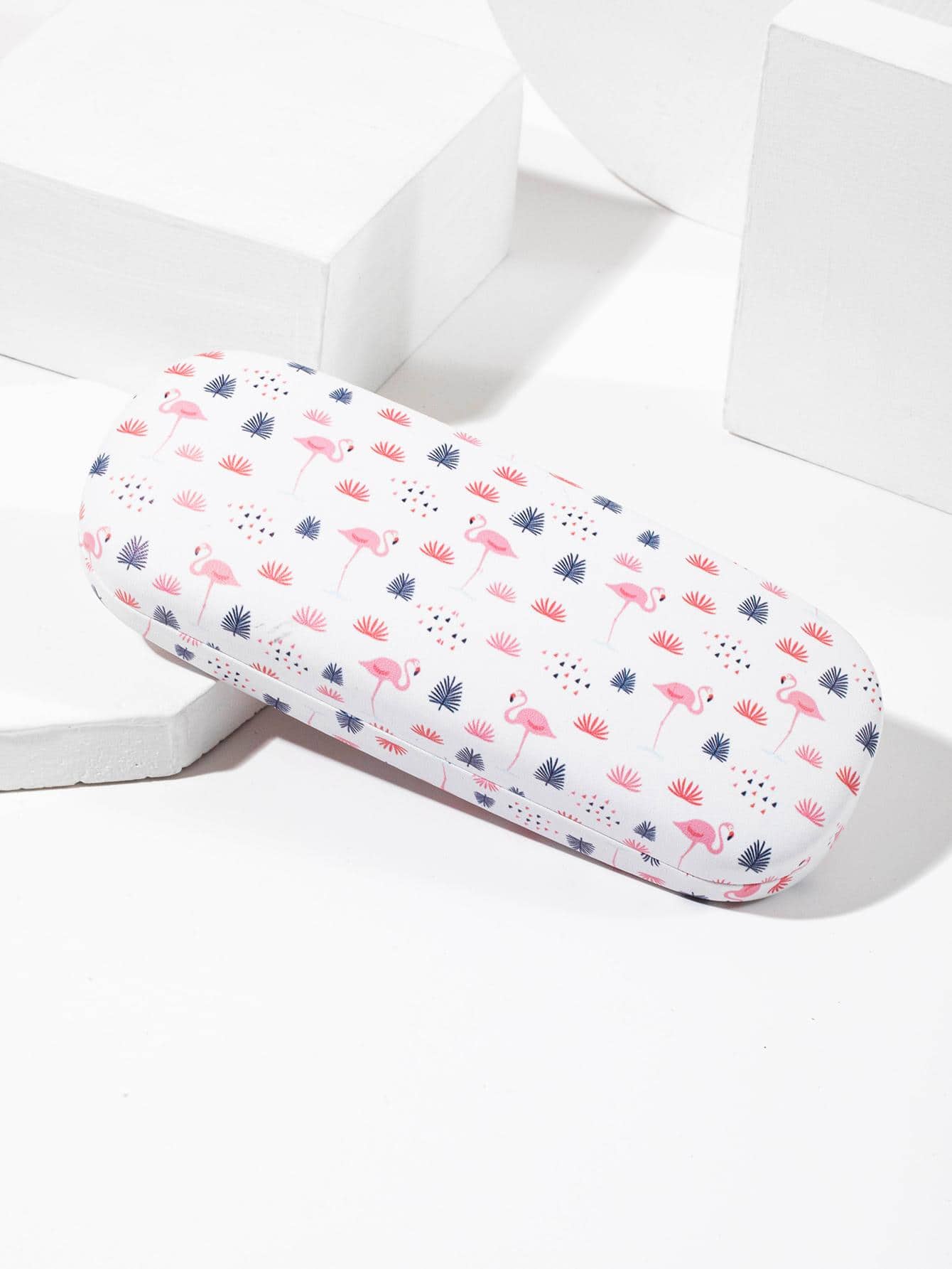 1pc Portable Painting Eyeglasses Case (Glasses Not Included)