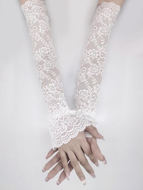 1pair Women Floral Print Fashion Arm Sleeves, For Outdoor SHEIN USA