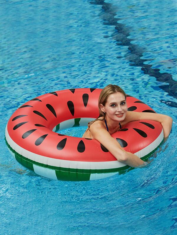 Watermelon Pattern PVC Swimming Ring SHEIN USA