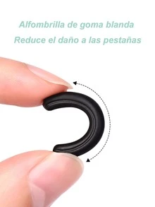 Rizador de pestañas en forma de piña Con Cepillo Separador - Rosa - Ver 6