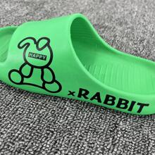 Mới Mùa hè Phim hoạt hình dễ thương Của phụ nữ Trong nhà/Ngoài trời Dép đi trong nhà - màu xanh lá - Xem 4