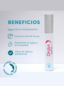 DABALASH ORIGINAL Combo Suero para Crecimiento de Pestañas y Cejas + Máscara para Pestañas Waterproof - transparente - Ver 5