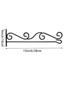 LAI FION 1入組不銹鋼花園旗幟素色花園旗幟壁掛