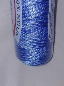 100% Nylon Thread Spool For Fine Knitting No. 2 - 藍白色 - 查看 3