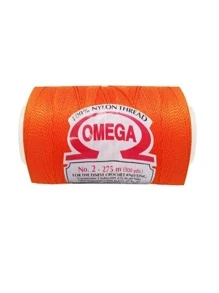 Carrete de hilo de 100% Naylon para tejido  No. 2 - Naranja - Ver 1