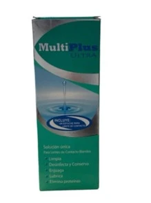 Multiplus ultra de 120ml para lentes de contacto blandos - Albaricoque - Ver 1