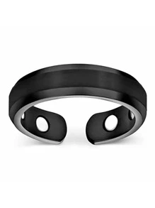 1 Miếng Đúng mốt Đá trang trí Vòng cửa tay áo Đối với phụ nữ Để Trang Trí Hàng Ngày Hợp kim kẽm Đen - màu đen - Xem 3