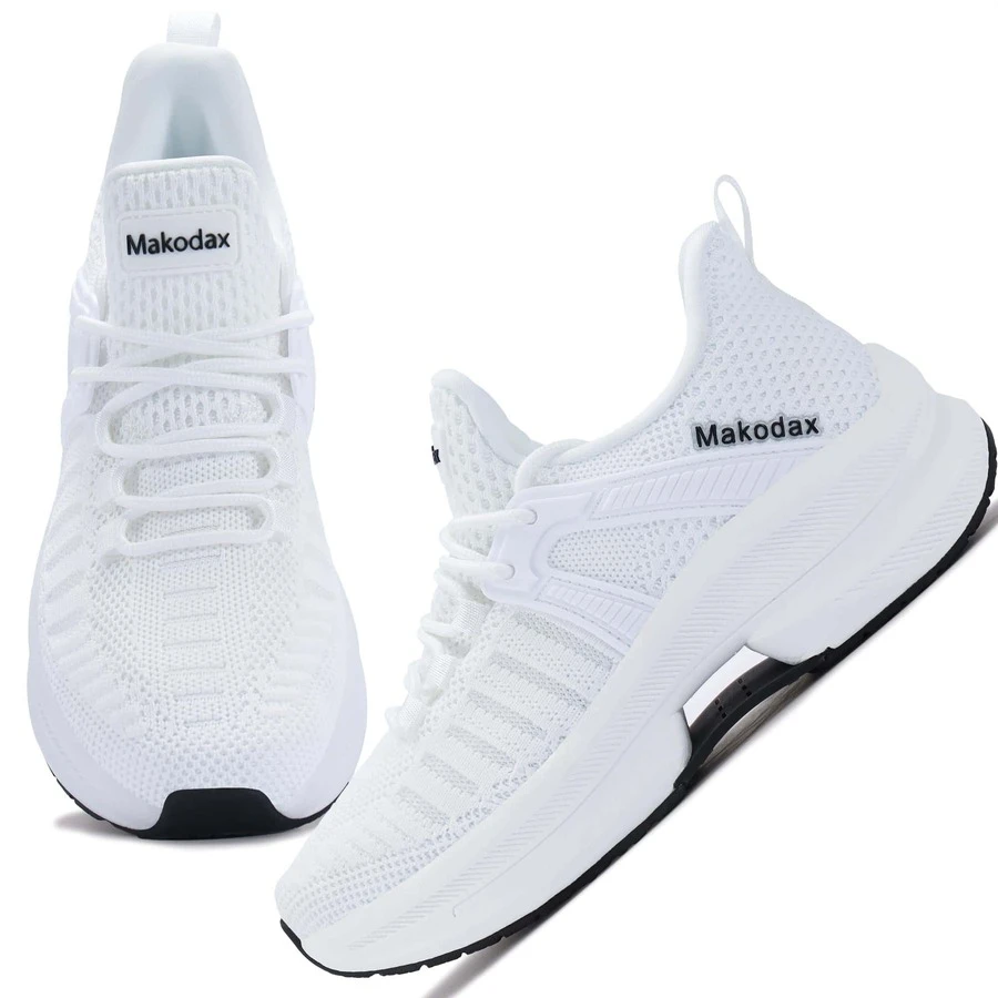 Fashion Women's Breathable Walking Shoes Casual Sport Gym Sneakers Women's Shoe - 白色 - 查看 1
