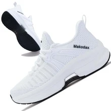 Fashion Women's Breathable Walking Shoes Casual Sport Gym Sneakers Women's Shoe - 白色 - 查看 3