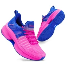 Fashion Women's Breathable Walking Shoes Casual Sport Gym Sneakers Women's Shoe - 藏蓝色 - 查看 2