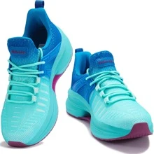 Fashion Women's Breathable Walking Shoes Casual Sport Gym Sneakers Women's Shoe - 青碧色 - 查看 2