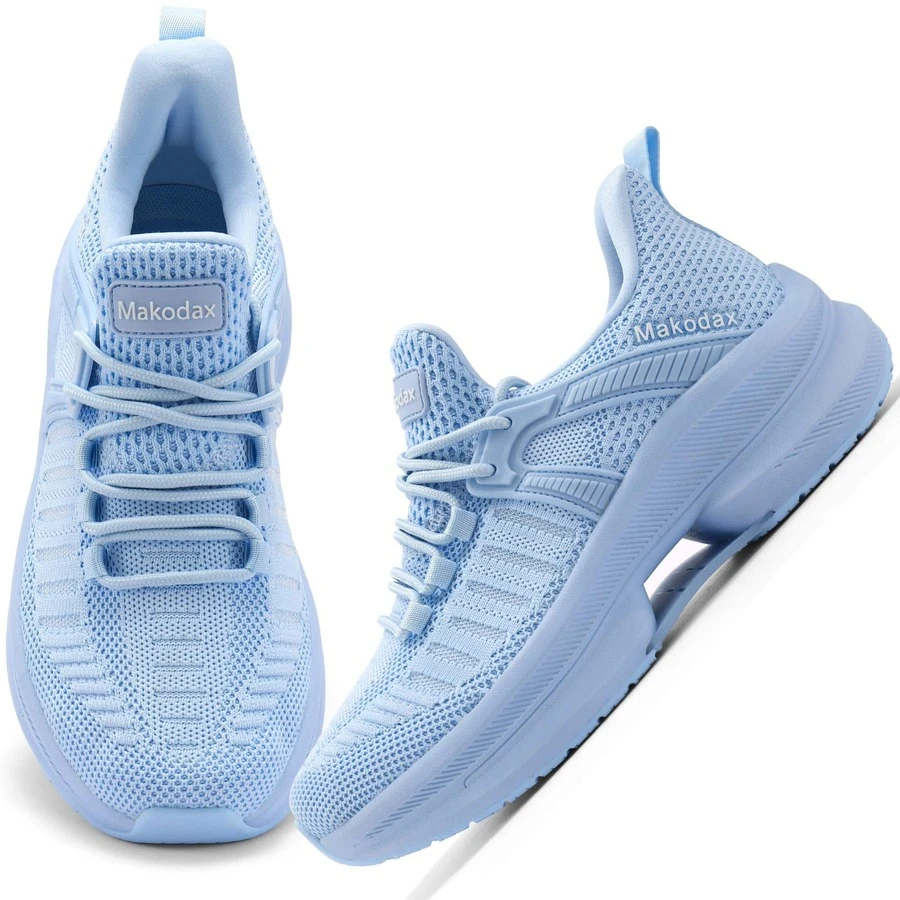 Fashion Women's Breathable Walking Shoes Casual Sport Gym Sneakers Women's Shoe - 藍色 - 查看 1