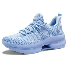 Fashion Women's Breathable Walking Shoes Casual Sport Gym Sneakers Women's Shoe - 藍色 - 查看 4