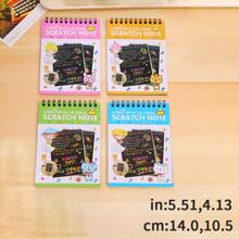 3 cuốn sổ tay Graffiti đầy màu sắc DIY sáng tạo, đồ chơi cho học sinh, sổ tay vẽ tranh, màu sắc ngẫu nhiên - Nhiều màu - Xem 3