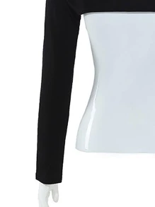 Solid Women Arm Sleeves - Black - View 2