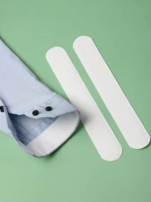 10 Cái/bộ Dacron & Spandex Miếng Dán Thấm Mồ Hôi, Miếng Dán Chống Bẩn Màu Trắng Đơn Giản Cho Cuộc Sống Hàng Ngày - Nhiều màu - Xem 5