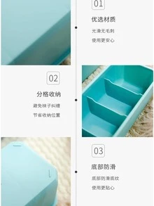 1 hộp đựng tất 5 lưới - Hồng - Xem 6