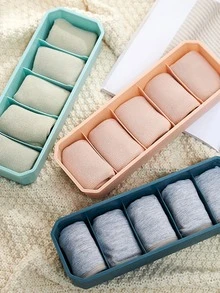 1 hộp đựng tất 5 lưới - Hồng - Xem 2