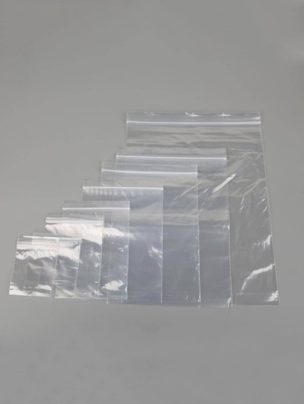 100st/set doorzichtige opbergtas voor sieraden