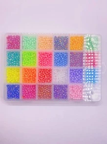 1 caja Cuenta DIY múltiple color - Multicolor - Ver 3