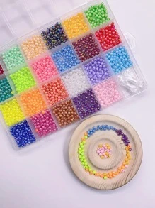 1 caja Cuenta DIY múltiple color - Multicolor - Ver 1