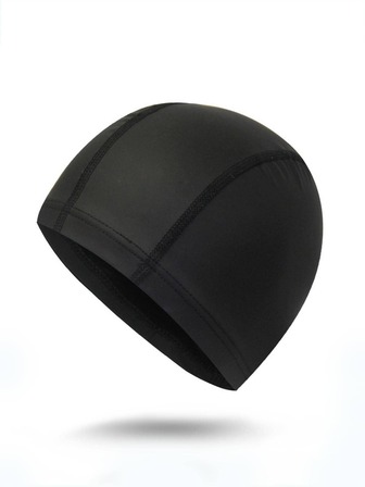 1入組PU皮革素色防水游帽